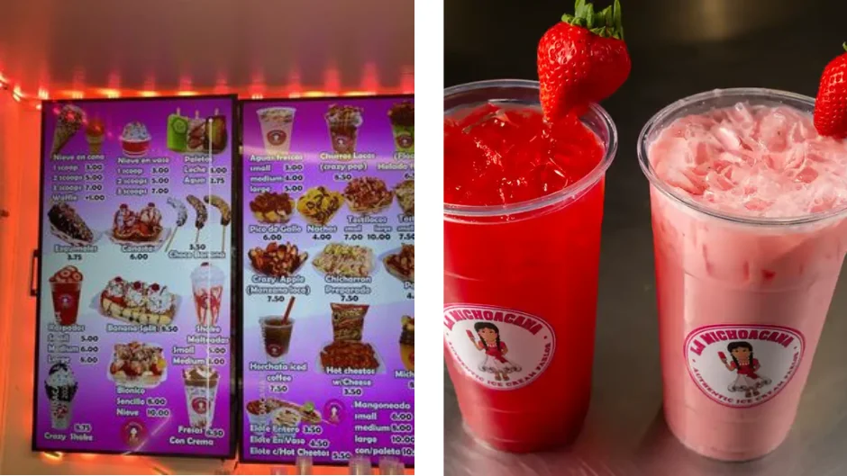 la Michoacana menu with prices