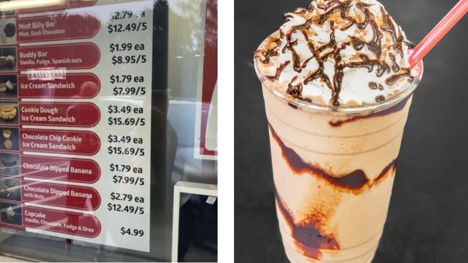 Dairy Dream Drive In Menu Bennettsville SC with Prices