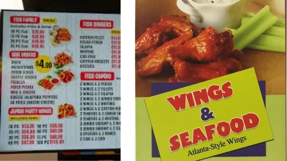 J's Wing & Seafood Menu in Lawrence, IN with Prices